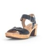 Gabor Gabor Plateau Sandale S13 24.764.27 Schwarz Sandalen