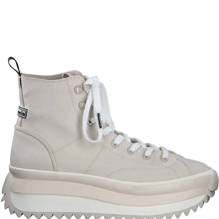 Tamaris Tamaris Sneaker High Plateau- Sohle Beige S12 1-1-25201-28 Stiefel