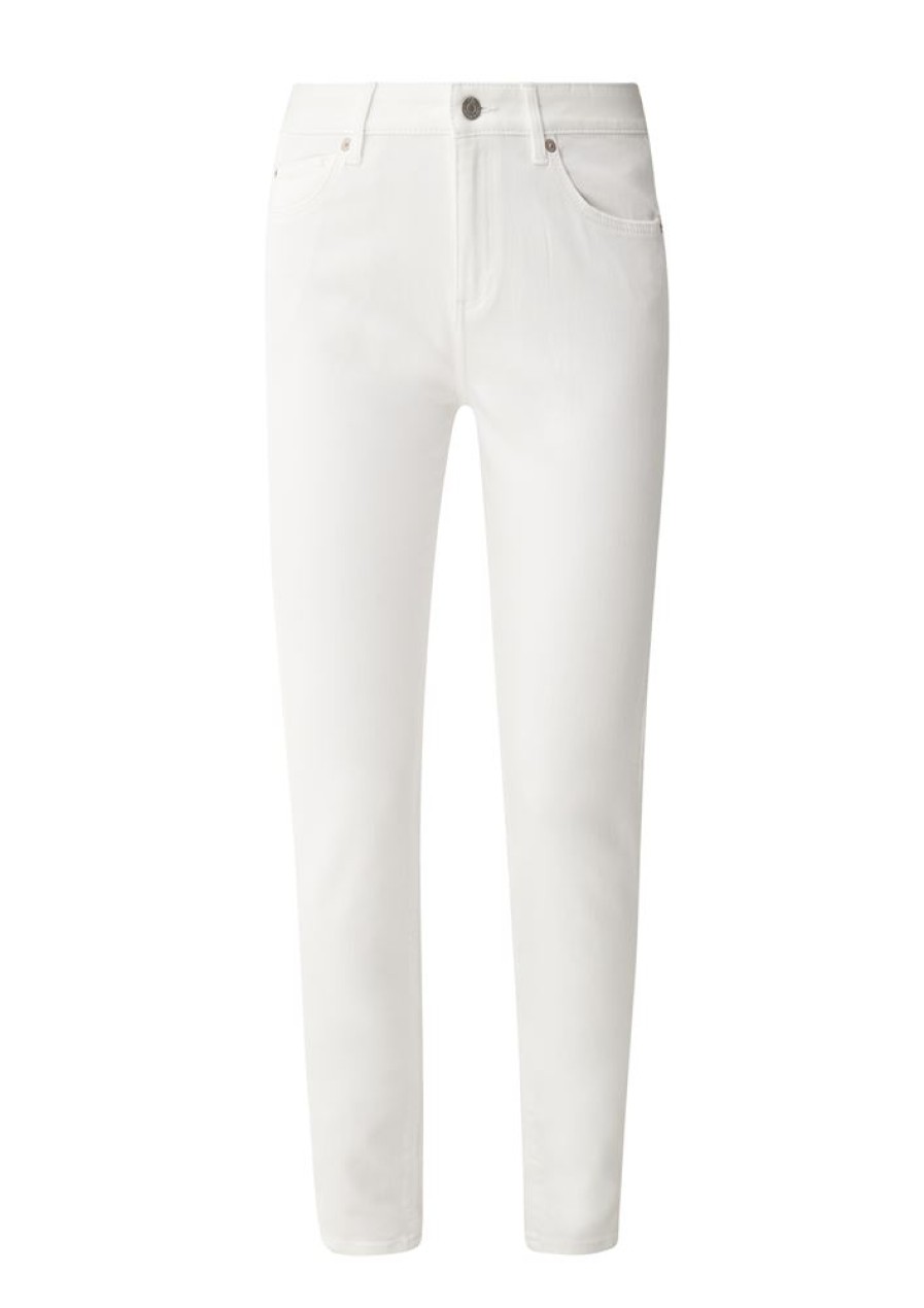 QS Qs Designed By Skinny Jeans Mit Garment Dye Weis S13 2127762 0100 White Jeans