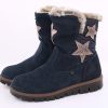 IMAC Imac Kinder Madchen Winterstiefel Reisverschluss Tex- Membran Blau S23 480580 Navy Beige Stiefel