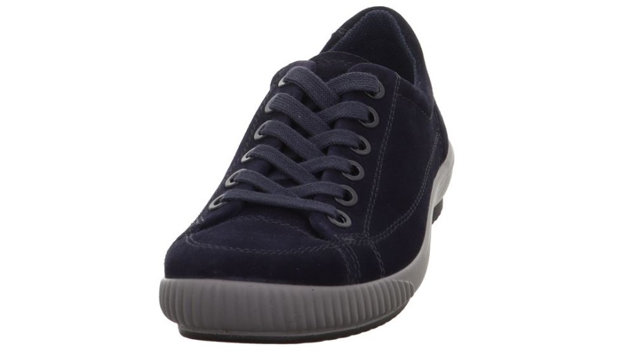 legero Legero Tanaro 5.0 Blue Sneaker Low Aus Veloursleder S13 2-000161-8000 Oceano Schnurer