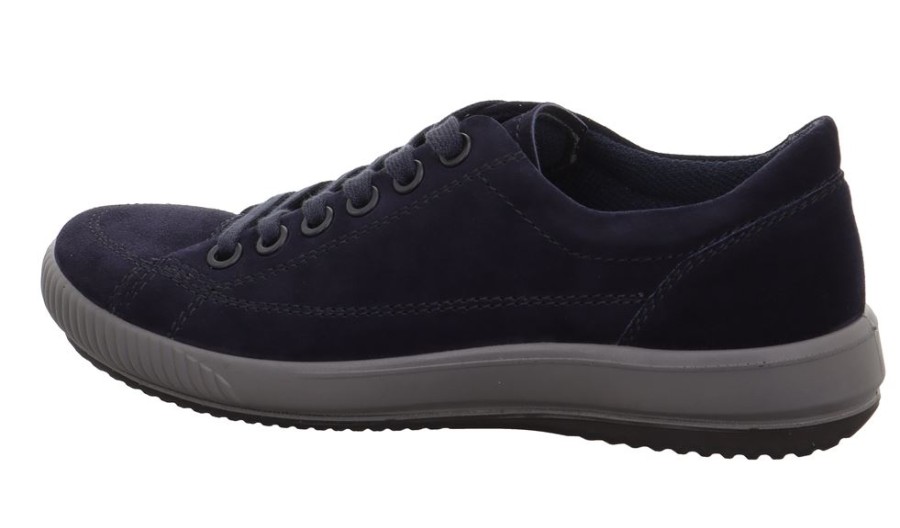 legero Legero Tanaro 5.0 Blue Sneaker Low Aus Veloursleder S13 2-000161-8000 Oceano Schnurer