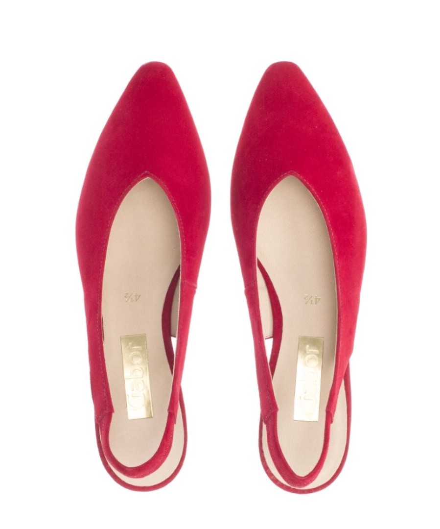 Gabor Gabor Slingpumps Rot 41.530.15 Rubin Sling