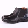 Marc Marc Shoes Rayan Herren Chelsea- Boots Leder Schwarz S21 831841 00671 Black Chelsea