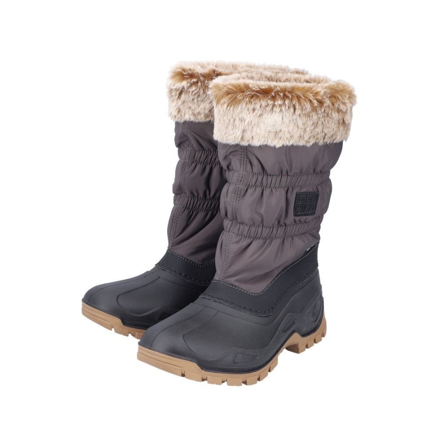 Rieker Rieker Damen Stiefel Tex- Membran Warmfutter Schwarz S23 P9470-00 Schwarz/Strombo Stiefel