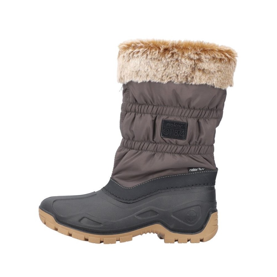 Rieker Rieker Damen Stiefel Tex- Membran Warmfutter Schwarz S23 P9470-00 Schwarz/Strombo Stiefel