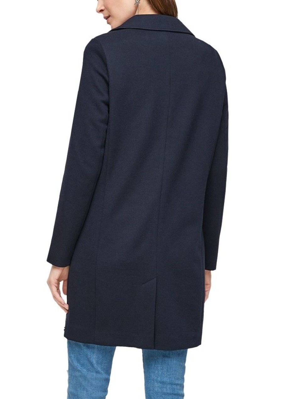 s.Oliver S.Oliver Mantel Blau 2058166 59W3 Navy Melan Jacke