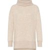 OPUS Opus Rollkragenshirt Samanta Beige S21 247685984 2088 Macadamia Pullover