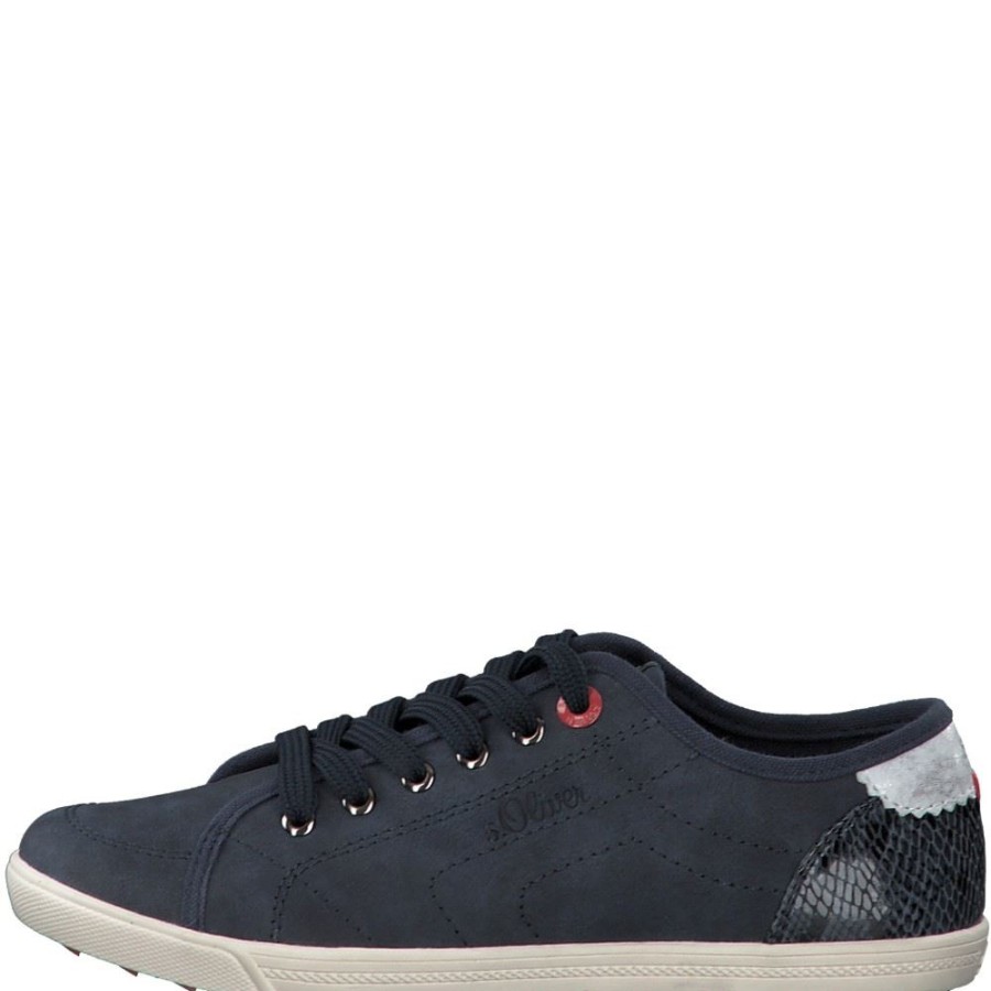 s.Oliver S.Oliver Sneaker Schnurer Blau 5-5-23631-24 805 Navy Schnurer