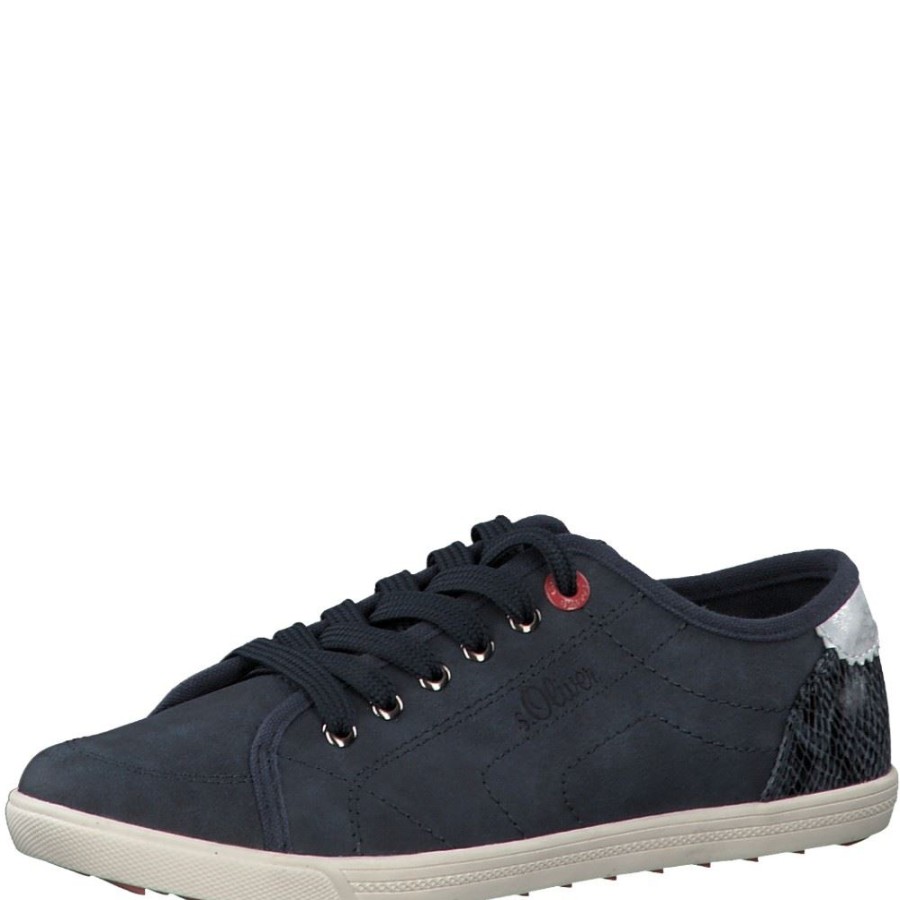 s.Oliver S.Oliver Sneaker Schnurer Blau 5-5-23631-24 805 Navy Schnurer