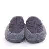 s`knöpfli S`Knopfli Damen Hausschuh Pantolette Materialmix Grau S22 X10639 Gris Hausschuhe