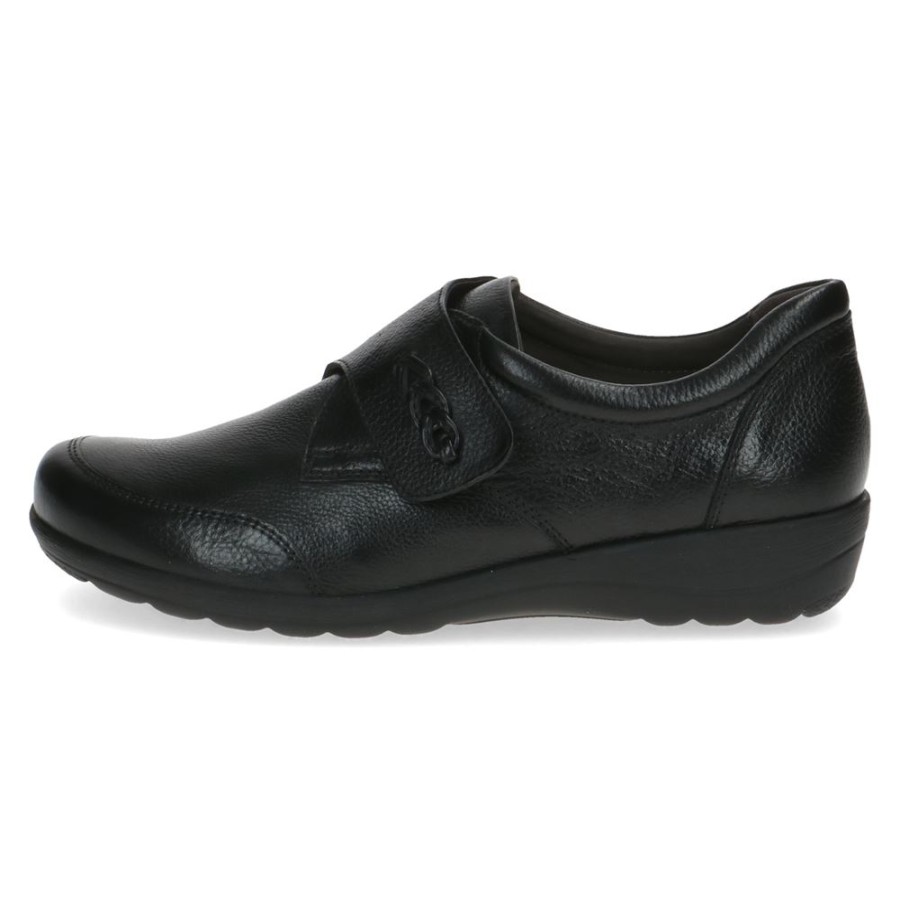 Caprice Caprice Slipper Leder Mehrweite "H" Wechselfusbett Schwarz S23 9-24706-41 022 Black Nappa Slipper