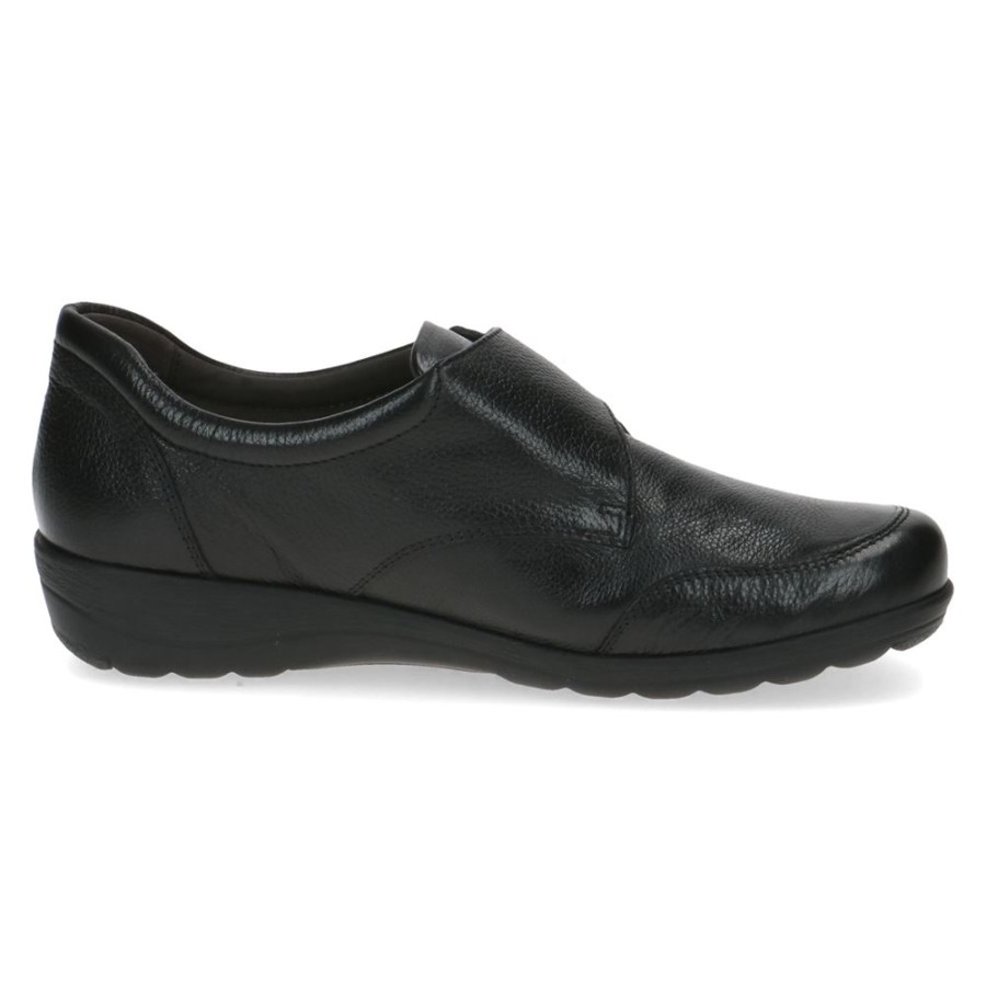 Caprice Caprice Slipper Leder Mehrweite "H" Wechselfusbett Schwarz S23 9-24706-41 022 Black Nappa Slipper