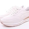 ACO Aco Damen Sneaker Claire 21 Leder Wechselfusbett S12 Beige 1207/10231 4216 Cream Sneaker