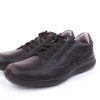 Jomos Jomos Herren Schnurhalbschuh Leder Spezialweite K Schwarz S22 322414 Sneaker