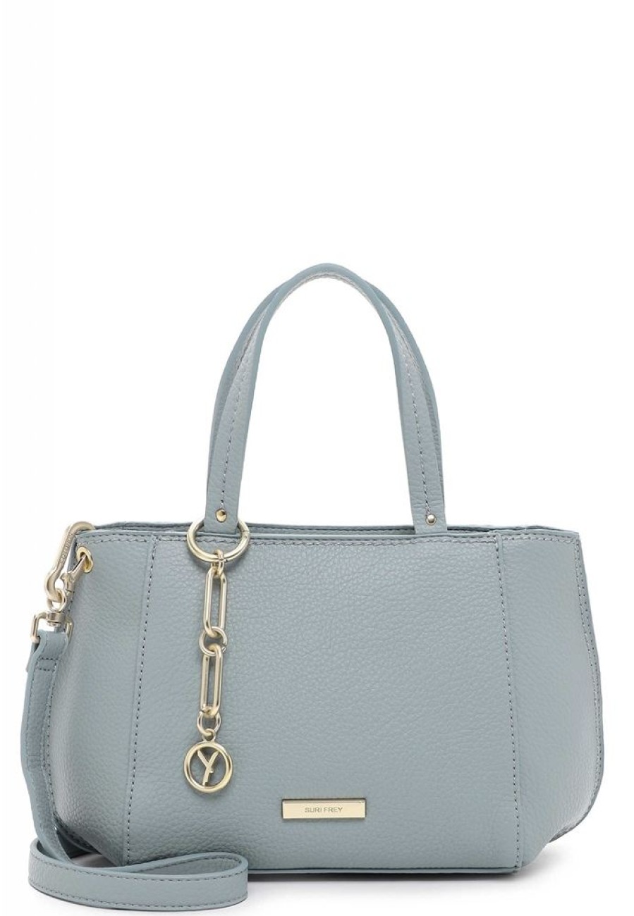 SURI Suri Frey Shopper Sfy Ginny Kettendetail Blau S14 14194, 530 Lederwaren