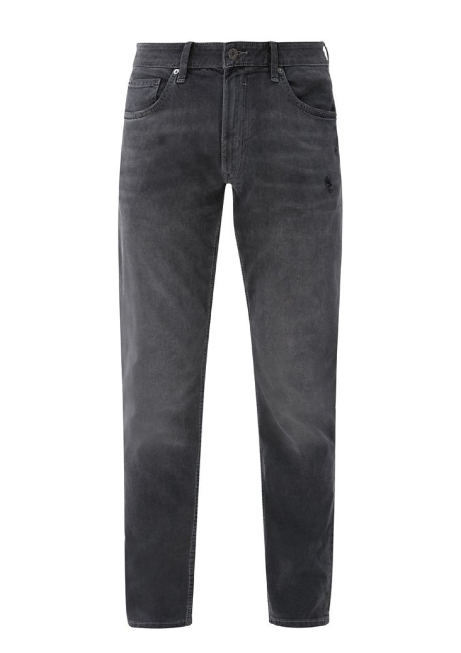 s.Oliver S.Oliver Herren Jeans Slim-Leg Waschung Grau S22 2121738 96Z4 Grey/Black Jeans